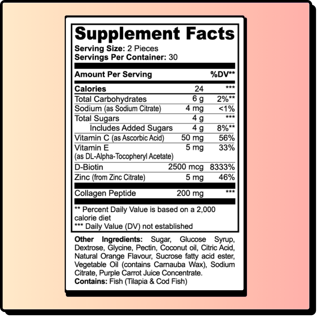 Collagen Gummy Bears - for her